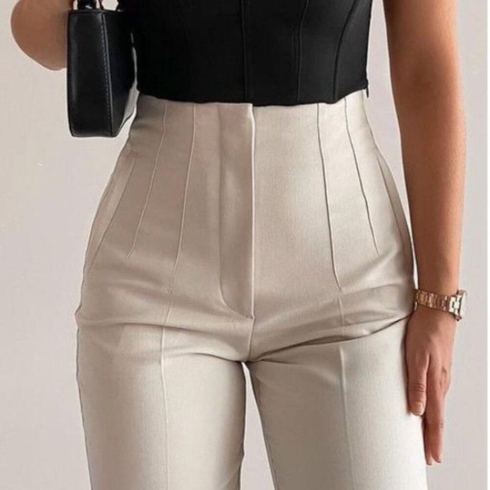 Zara High Waist Trousers - US Small - Picture 1 of 6